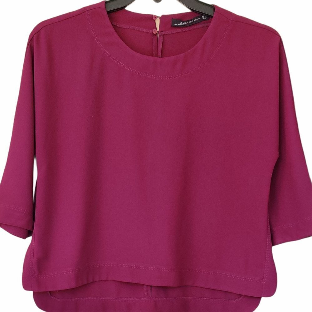Zara Woman Purple Blouse - Sz S